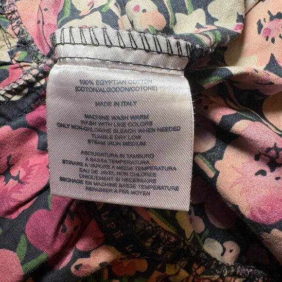 Ralph Lauren Abagail Floral Double Ruffle Pillowcases Std 20x32 Italy 400TC NWOT - Picture 5 of 5